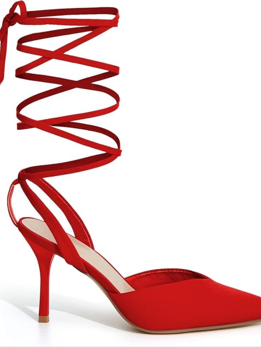 (S-4618)   Mysoft Women's Wrap Heeled Sandals Strappy Sz 8 - Picture 12 of 16